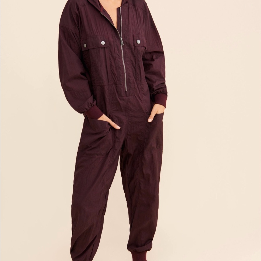 Free People Movement Speak My Language Runsie Jumpsuit, Size M